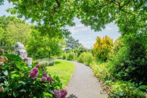 Castle gardens walk in Bridgnorth