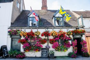 Exterior of pub building in Bridgnorth